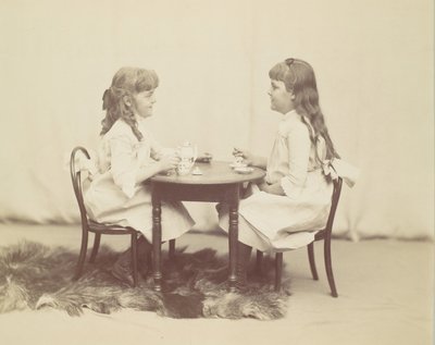Frances ed Ethel de Forest, figlie di Robert de Forest, ca. 1890 da George Collins Cox