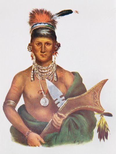 Appanoose, un capo Sauk, 1837, illustrazione da 