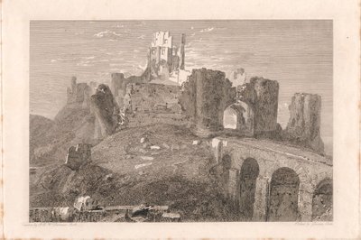 Castello di Corfe, Dorsetshire da George Cooke