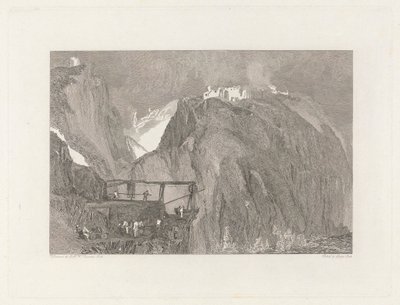 Castello di Tintagel, Cornovaglia da George Cooke