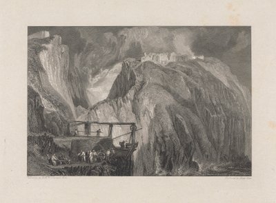 Castello di Tintagel, Cornovaglia da George Cooke