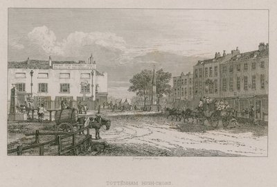 Tottenham High Cross, Londra da George Cooke
