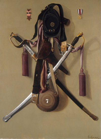 Regalia della Guerra Civile del Maggiore Levi Gheen McCauley da George Cope