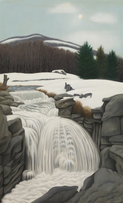 Ruscello nelle montagne da George Copeland Ault
