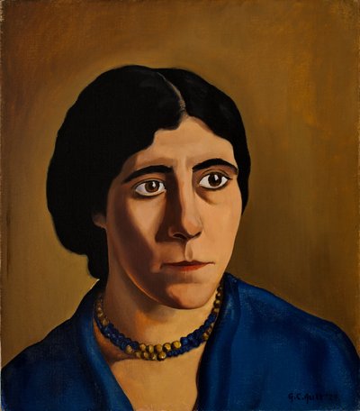 Ritratto di Concetta Scaravaglione (1900-75) da George Copeland Ault