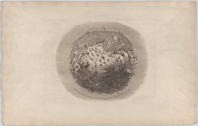 Tutto il Mondo va a Vedere la Grande Esposizione del 1851 da George Cruikshank