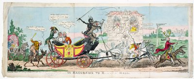 Una gita a R.... Hall da George Cruikshank