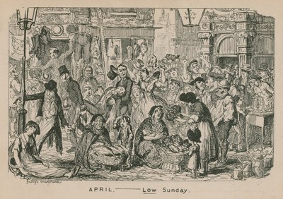 Aprile - Domenica bassa da George Cruikshank