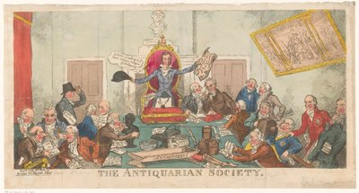 Versammlung der Society of Antiquaries da George Cruikshank