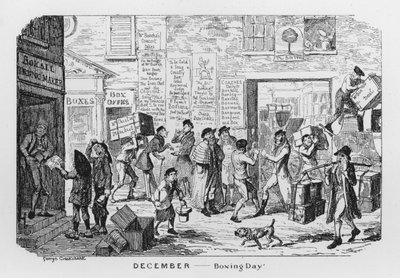 Giorno di Santo Stefano (incisione) da George Cruikshank