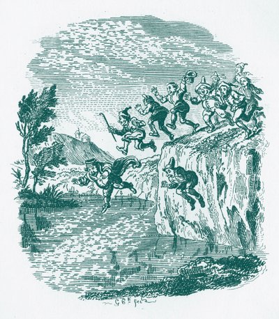 Fratelli Grimm per bambini da George Cruikshank