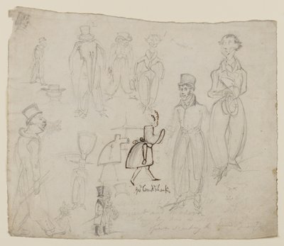 Studi di carattere da George Cruikshank