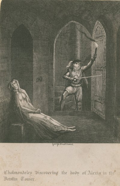 Cholmondeley scopre il corpo di Alexia da George Cruikshank