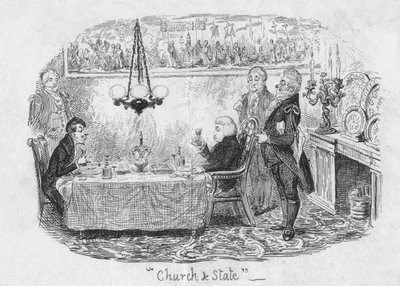 Chiesa e Stato da George Cruikshank