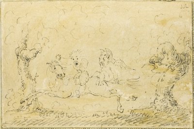 Scena comica I da George Cruikshank