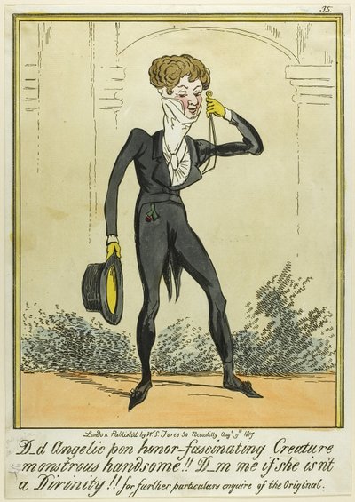 D_d Angelic pon honor-Fascinating Creature Monstrous Handsome!!! da George Cruikshank