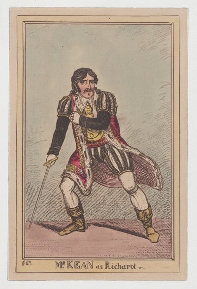 Edmund Kean come Riccardo III da George Cruikshank