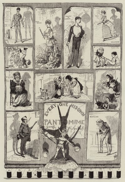 Ognuno il Suo Pantomima da George Cruikshank