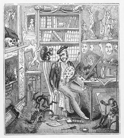 Frontespizio per Cruikshank at Home (incisione) da George Cruikshank