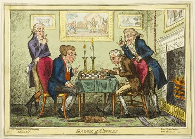 Partita a Scacchi da George Cruikshank