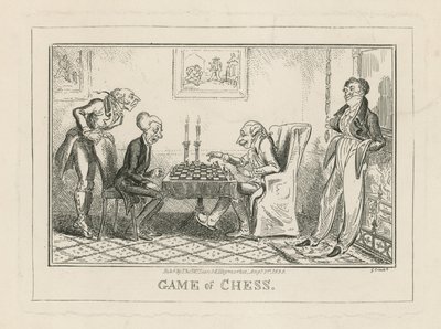 Partita a scacchi da George Cruikshank