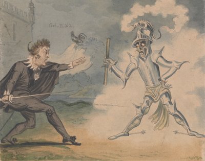 Amleto e il fantasma da George Cruikshank