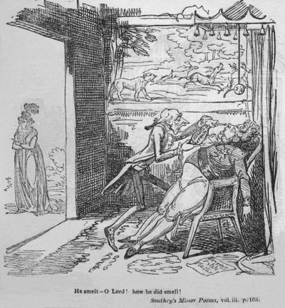 Puzzava - O Signore! Come puzzava!, c1820 da George Cruikshank