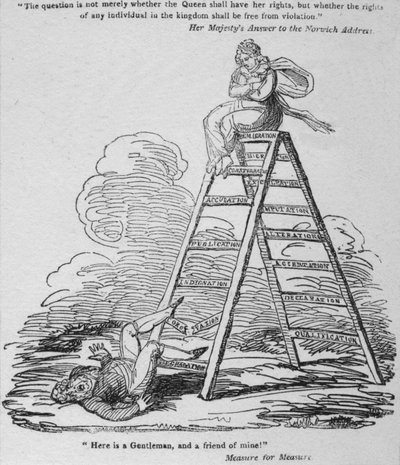 Ecco un gentiluomo, e un mio amico!, c1820 da George Cruikshank
