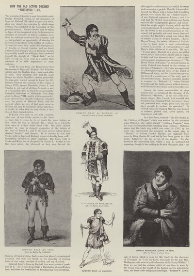 Come i vecchi attori vestivano Shakespeare da George Cruikshank