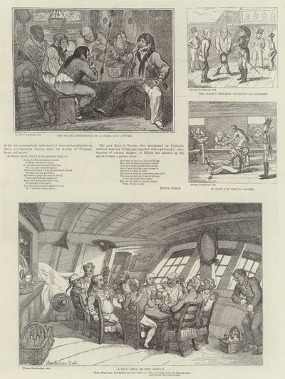 Arte umoristica alla Royal Naval Exhibition da George Cruikshank