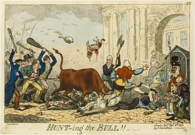 A caccia del Toro! da George Cruikshank