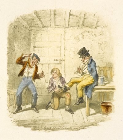 Illustrazione per "Oliver Twist" da George Cruikshank