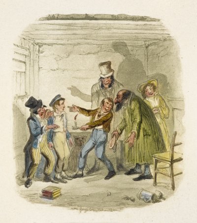 Illustrazione per "Oliver Twist" da George Cruikshank
