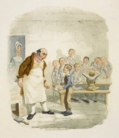 Illustrazione per "Oliver Twist" da George Cruikshank