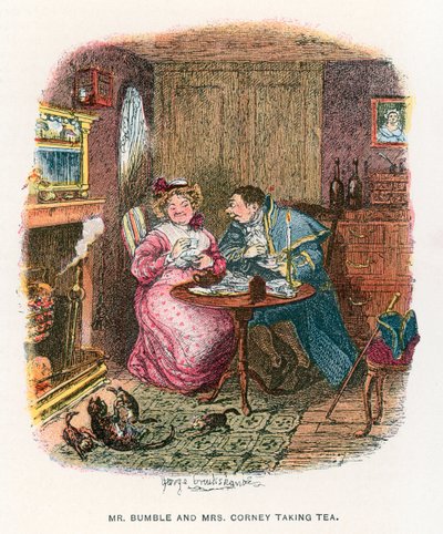 Illustrazione per Oliver Twist da George Cruikshank