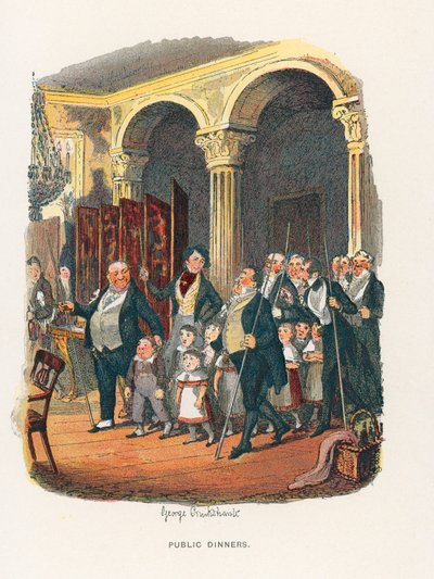 Illustrazione per Schizzi di Boz da George Cruikshank