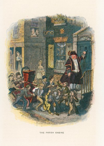 Illustrazione per Sketches by Boz da George Cruikshank
