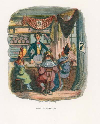 Illustrazione per Sketches by Boz da George Cruikshank