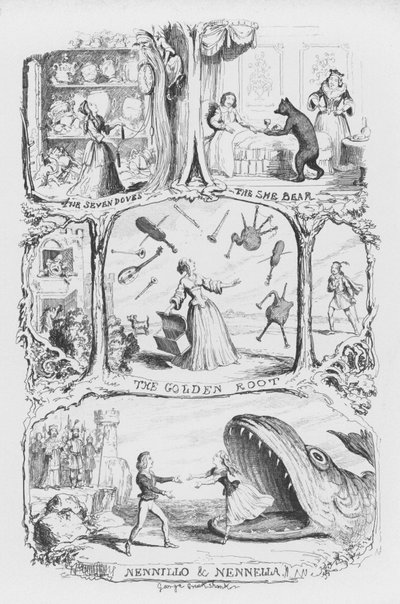 Illustrazione per Il Pentamerone di George Cruikshank (incisione) da George Cruikshank
