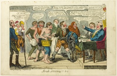 Decenza irlandese! no. 2 da George Cruikshank