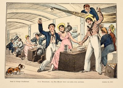 Jack Steadfast; o, Il cuore che può sentire per un altro, pub. 1807 da George Cruikshank
