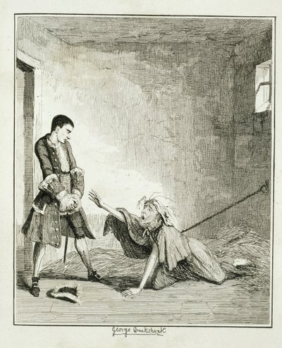 Jack visita sua madre al Bethlehem Hospital, Londra, illustrazione da 