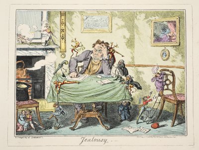 Gelosia, pub. 1835 da George Cruikshank