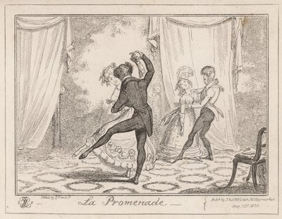 La Passeggiata da George Cruikshank