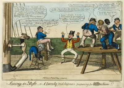 Allacciatura con stile da George Cruikshank