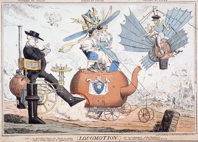 Locomozione, Londra, c. 1820 da George Cruikshank