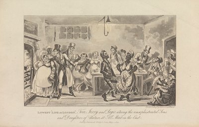 La Vita Più Bassa a Londra... da George Cruikshank