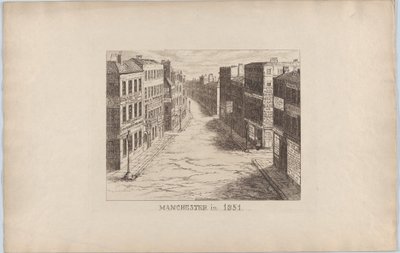 Manchester, nel 1851 da George Cruikshank