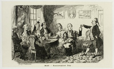 Maggio - Giornata di restauro dalle acqueforti di George Cruikshank a The Comic Almanacks: 1835-1853 da George Cruikshank