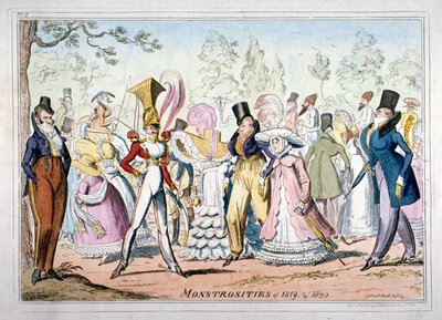 Mostruosità del 1819 e 1820, 1835 da George Cruikshank